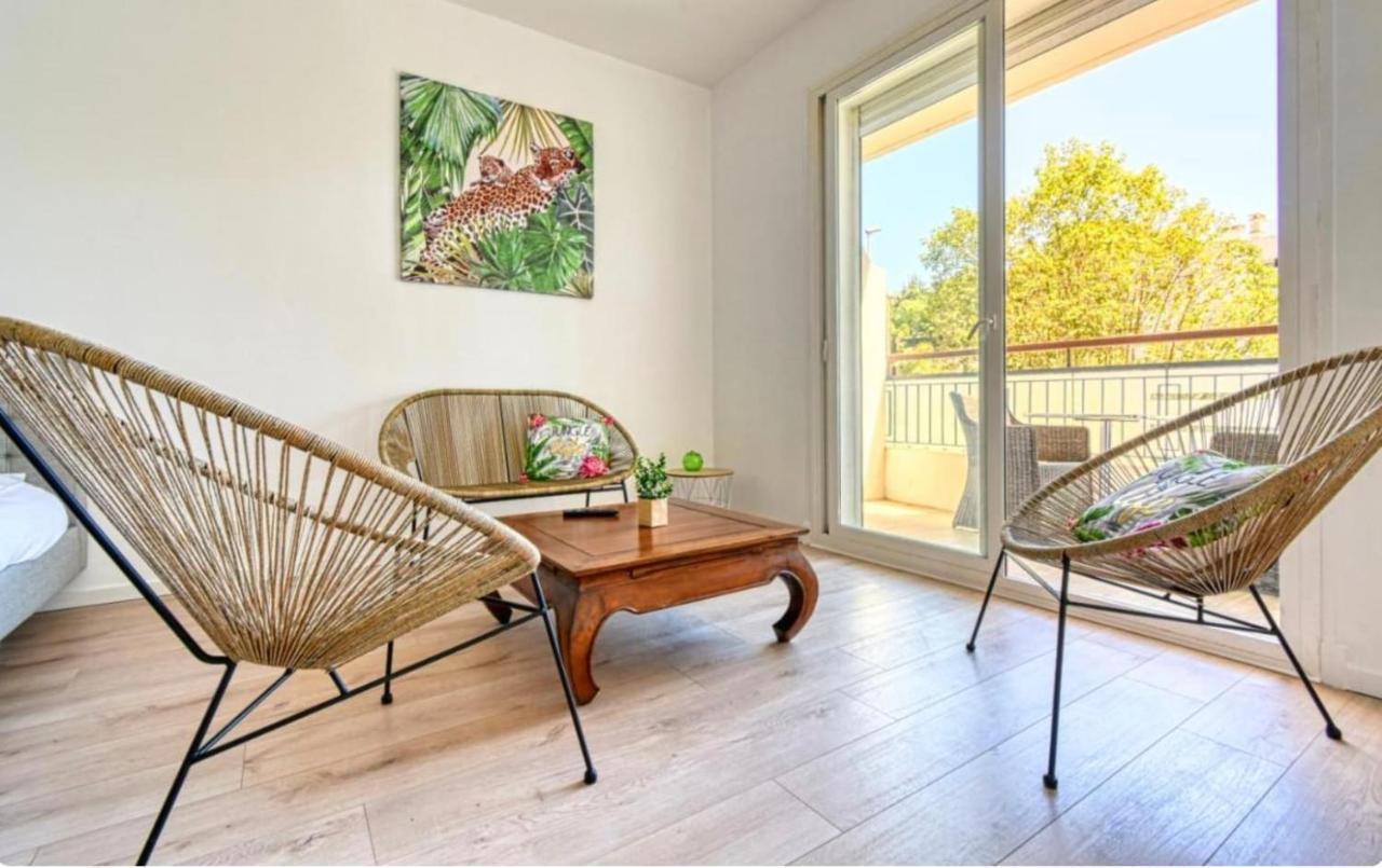Superbe studio lumineux sur Cannes, à quelques minutes de la célèbre rue d'Antibes ! Exterior foto